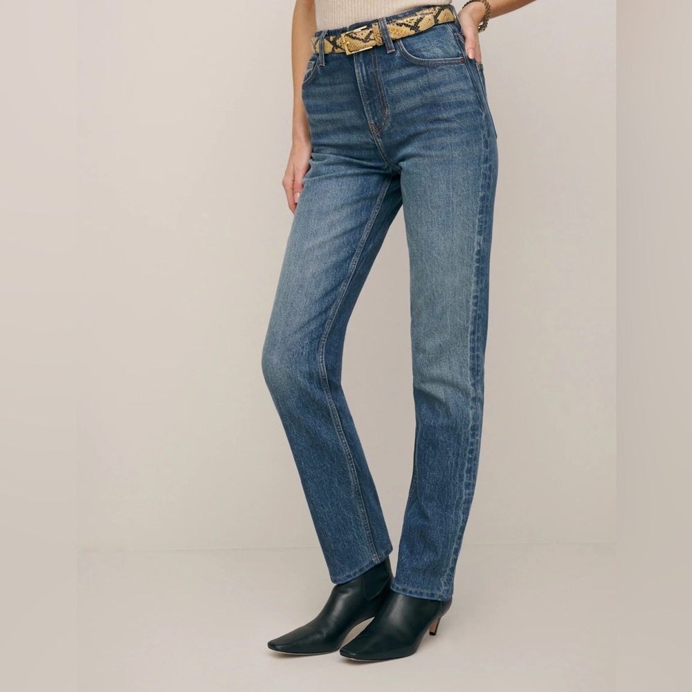 NEW WITH TAGS Reformation Liza jeans in Champlain